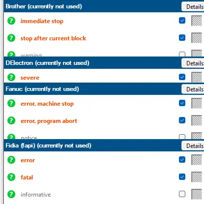 Classification des alarmes machines